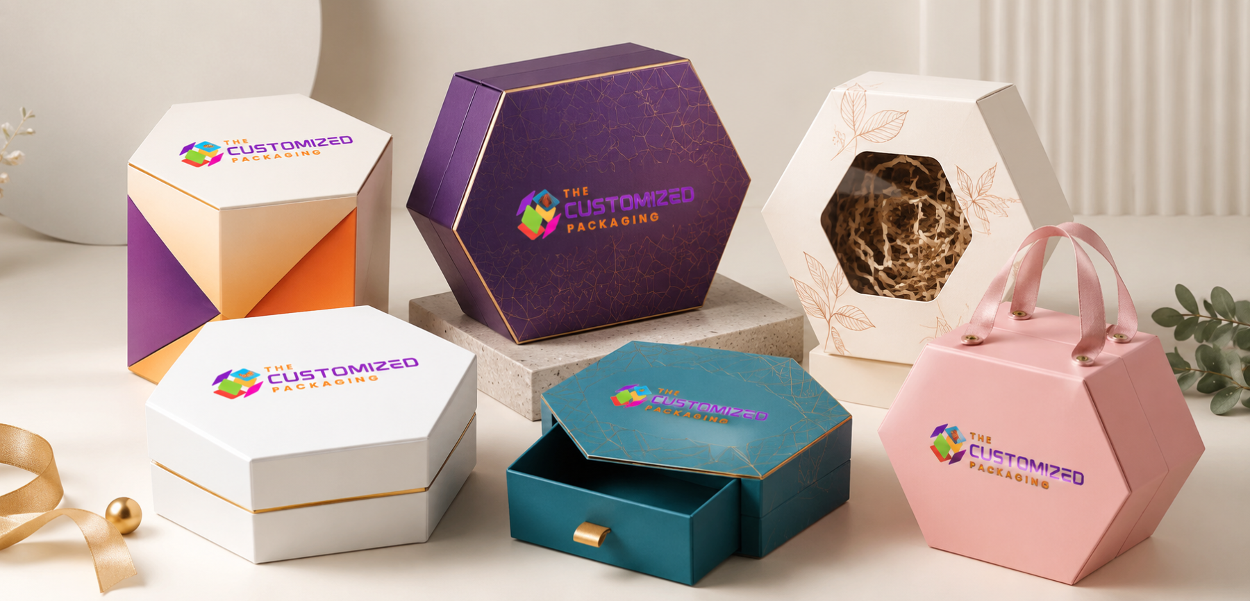Popular Six-Corner Gift-Box Styles